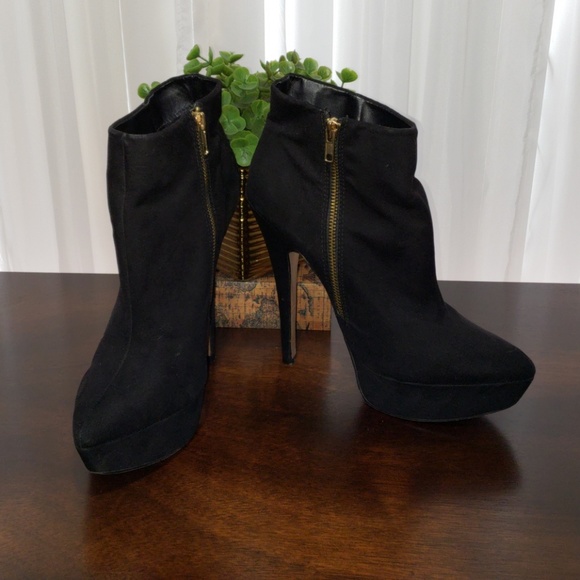 Forever 21 Shoes - High Heel Black Booties